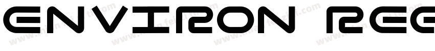 Environ Regular Regular字体转换